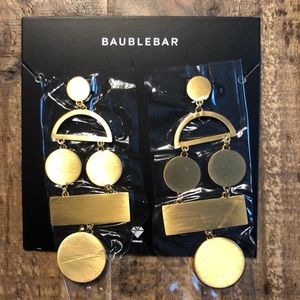 Baublebar geometric earrings - never worn